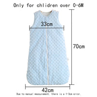 Minky Sleeping Bag Baby's Anti-Kick Zippered Sleeveless - 7 Colors - The Palm Beach Baby Estimated 13 - 20 Day Shipping