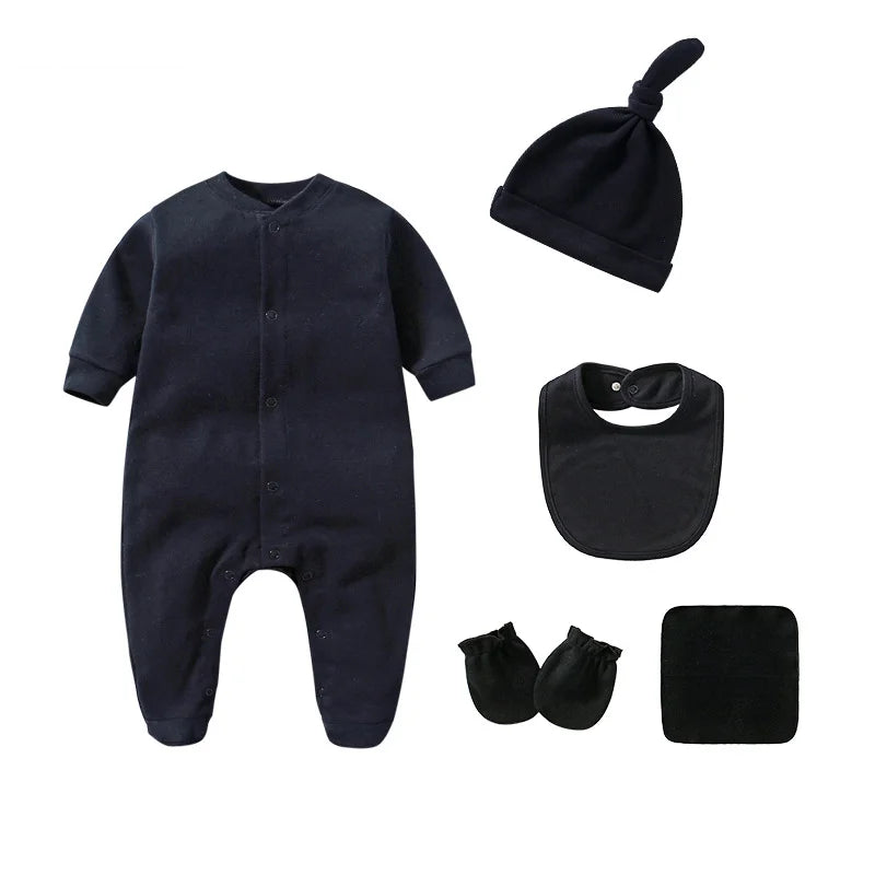 "Rory" Baby's Cotton Layette 5 PC Set