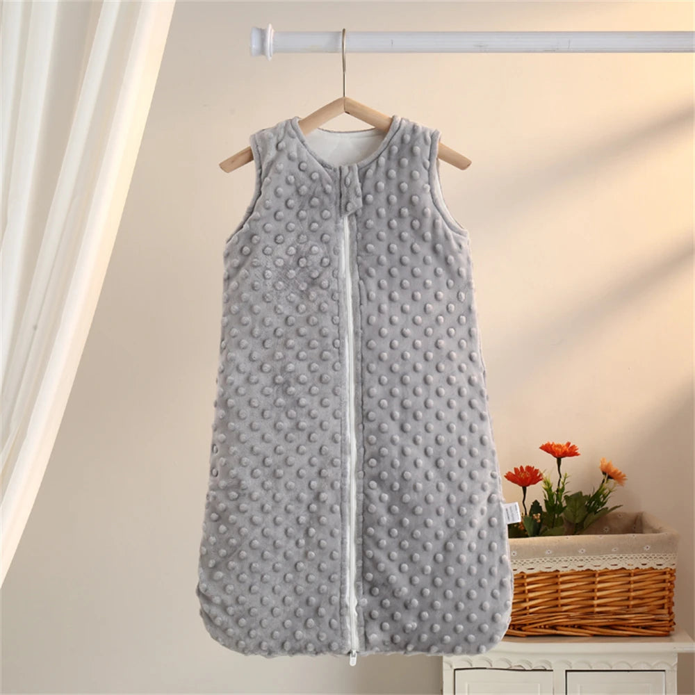 Minky Sleeping Bag Baby's Anti-Kick Zippered Sleeveless - 7 Colors - The Palm Beach Baby Estimated 13 - 20 Day Shipping
