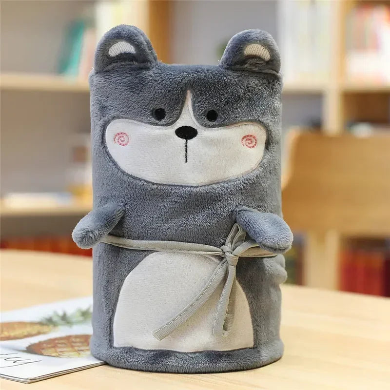A cuddly gray Bath Time Cuties toddler bath towel with a bear design, perfect for snuggling after bath time and encouraging imagination.