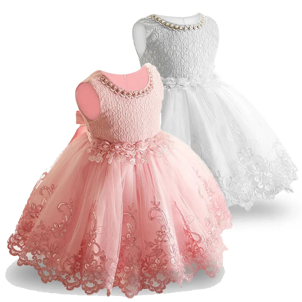 Anaya Lace Special Occasion Sleeveless Dress - The Palm Beach Baby Estimated 12 - 22 Day Shipping