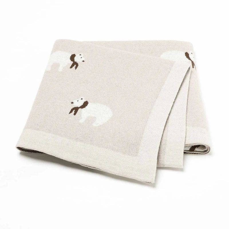 "Little Polar Bears" Children's Blanket - 4 Colors