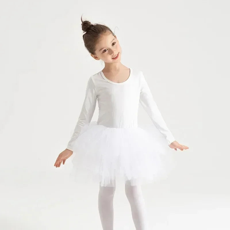 "Cara Mia" Tulle Ballet Dress - Timeless White