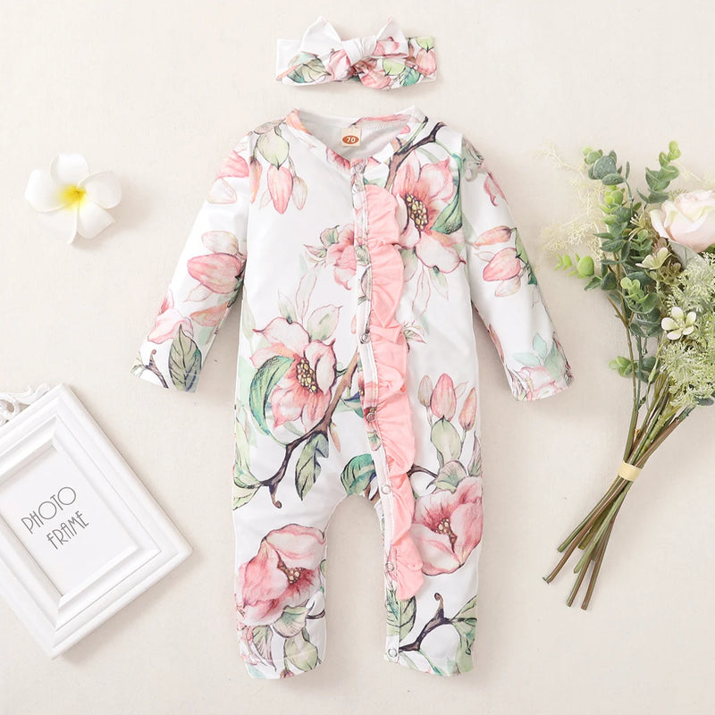 "Sara-Elise" Floral Romper Set