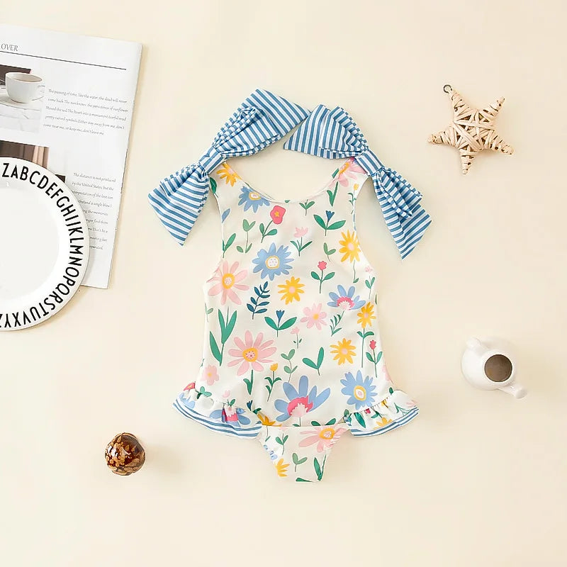 "Print Cuties"  1 PC Swimsuits - 4 Prints