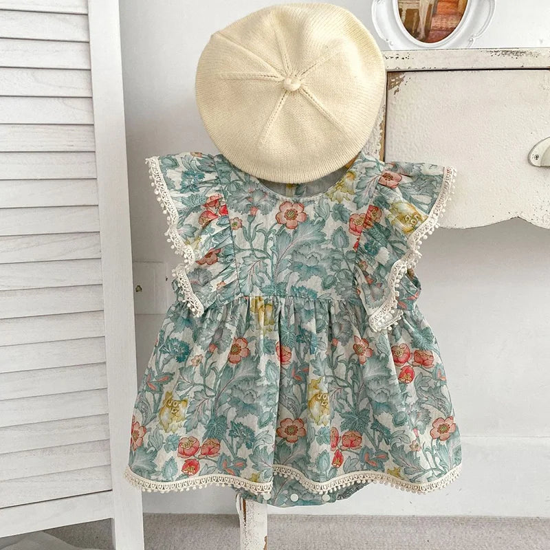 "Spring Fleurs" Romper Dresses - 2 Styles