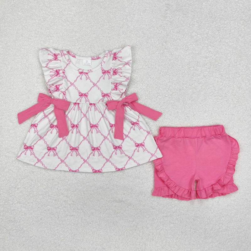 "Ribbon Cuties" 2 PC Babies Shorts Set
