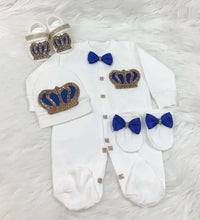  4 Pc Baby Homecoming Outfit - Elegant Romper Set for Newborns - 18 Colors - The Palm Beach Baby
