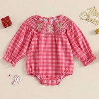 Holiday Cuteness Smocked Baby Bubbles - 10 Festive Styles - The Palm Beach Baby
