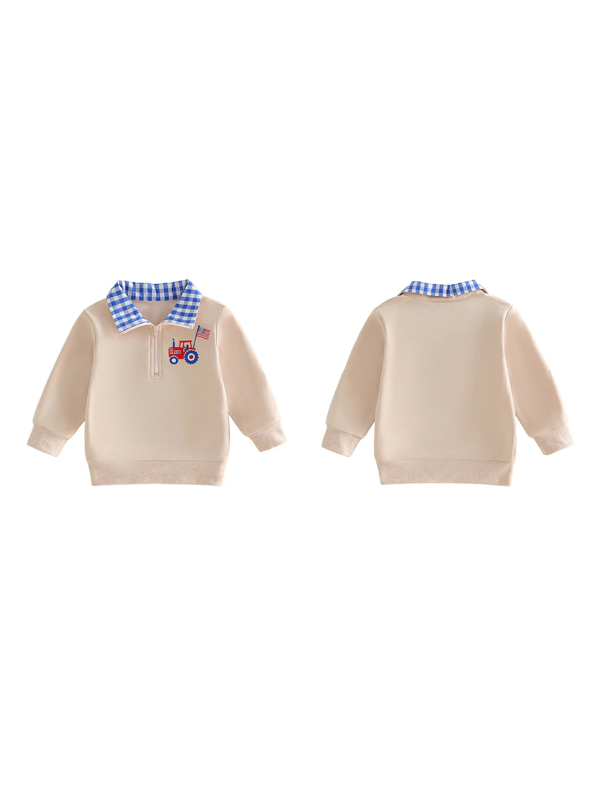 Peter Patriot Knit Pullover - Boys Long Sleeve Shirt - The Palm Beach Baby Estimated 10 - 16 Day Shipping