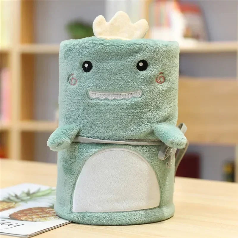 An adorable green Bath Time Cuties toddler bath towel with a dinosaur design, perfect for adding fun to bath time routines.