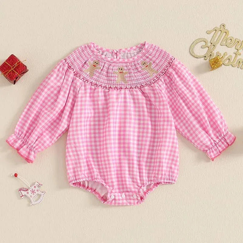 Holiday Cuteness Smocked Baby Bubbles - 10 Festive Styles - The Palm Beach Baby