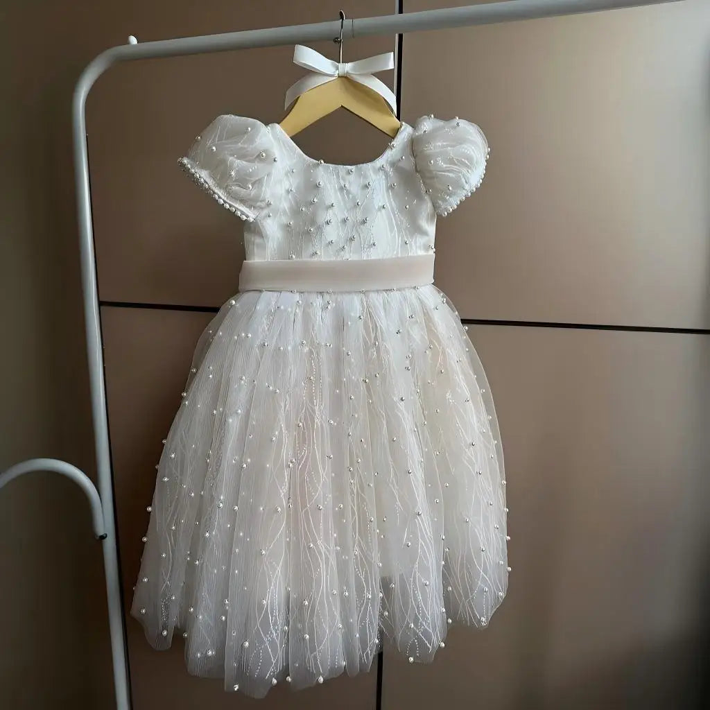 Caitlyn Elegant Tulle Party Dress for Girls - The Palm Beach Baby Estimated 20 -25 Day Shipping