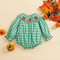 Holiday Cuteness Smocked Baby Bubbles - 10 Festive Styles - The Palm Beach Baby