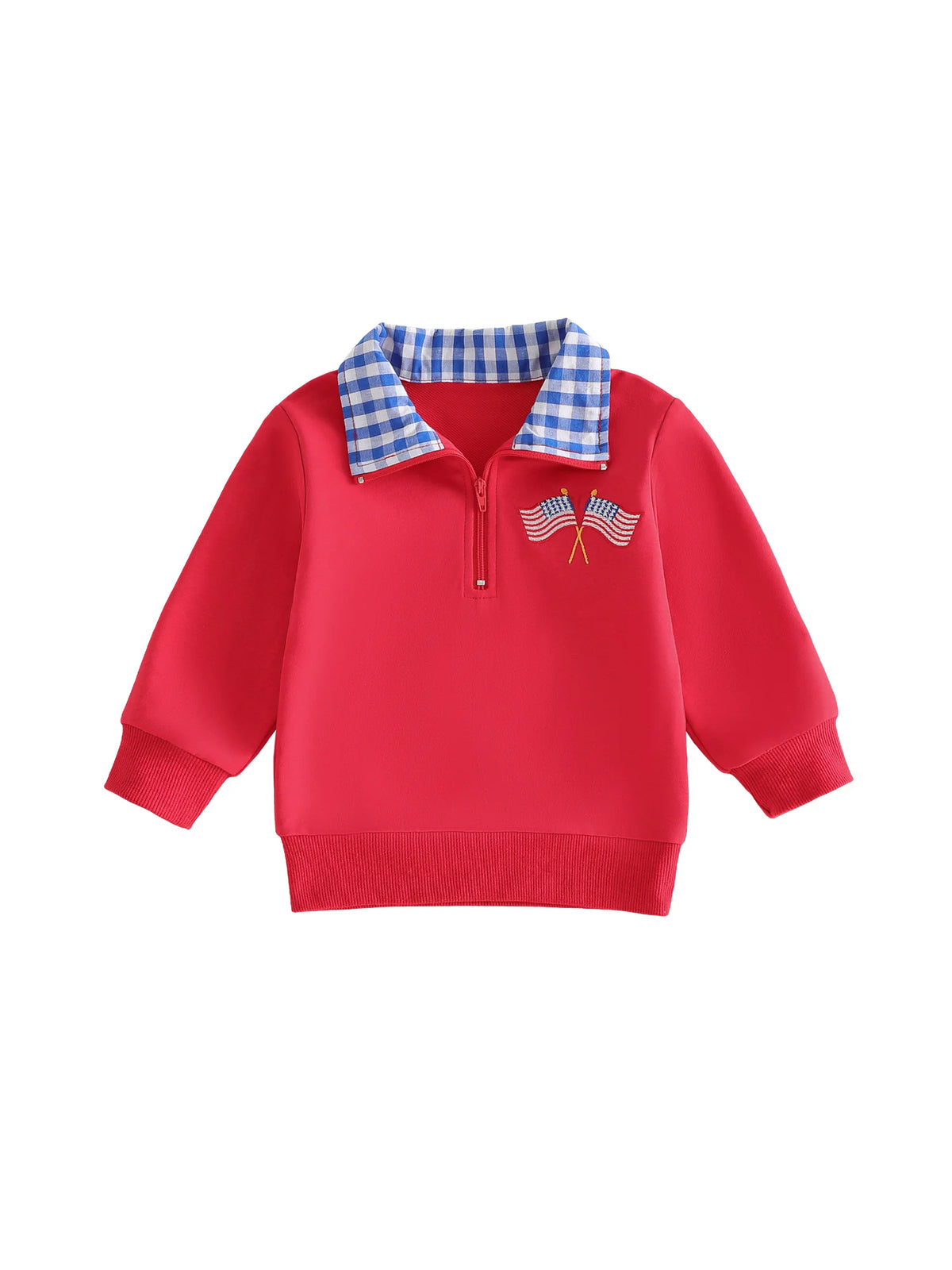 Peter Patriot Knit Pullover - Boys Long Sleeve Shirt - The Palm Beach Baby Estimated 10 - 16 Day Shipping