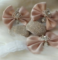 Elegant Rhinestone Crown Shoes & Headpiece Set for Babies - The Palm Beach Baby