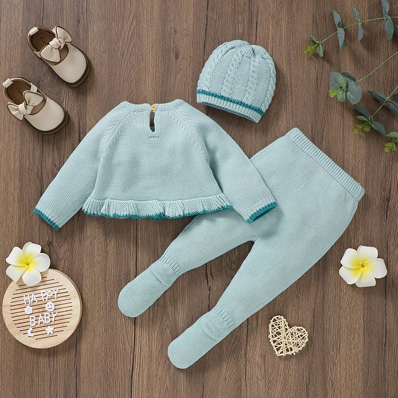 "Diana Elise" 3 PC Baby's Knitted Set