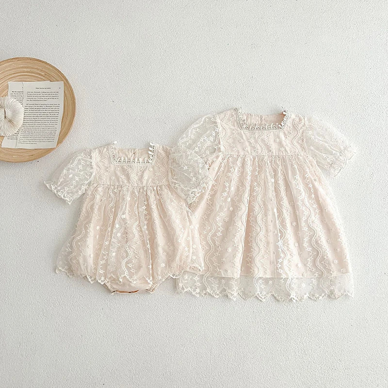"Boho Chic" Lace Party Dress Or Romper Dress