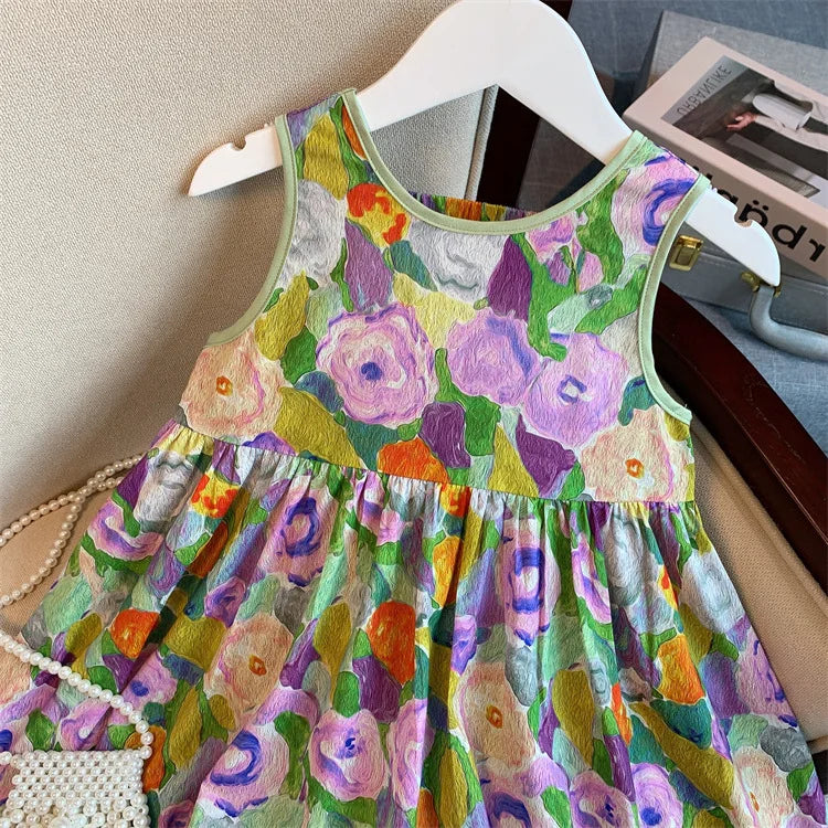 "Caroline" Floral Party Dress