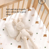 Fitted Crib or Bed Sheet In 2 Cute Zoo Animal Prints (Sheet Only) - The Palm Beach Baby Estimated 14 - 25 Day Shipping