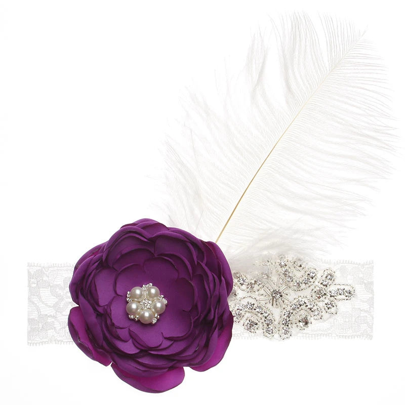 "Darla" Elegant Floral Headband - 20 Colors