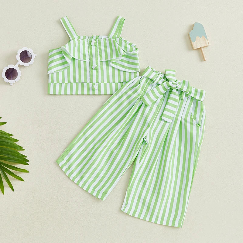 "Stripe Cutie" Pants Set