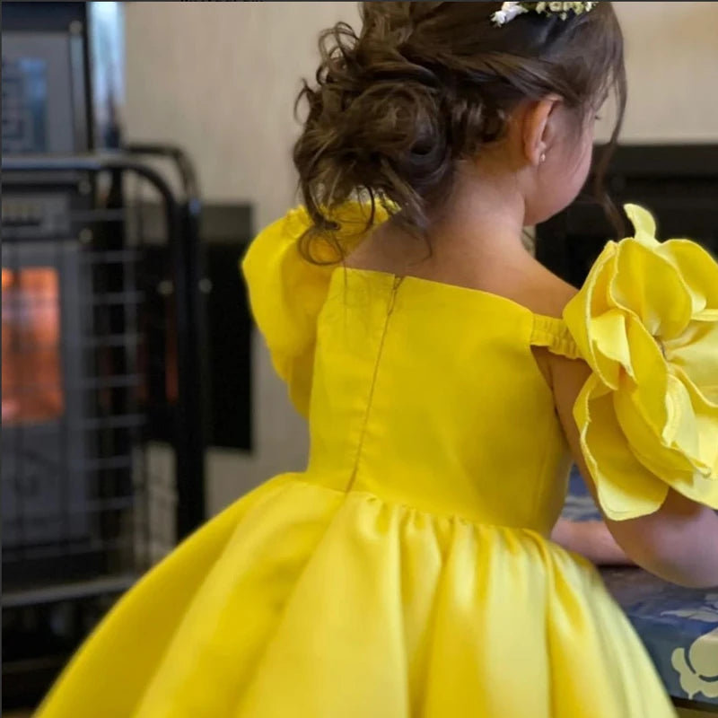 "Summer Flower" Girl's Chic Party Dress - 5 Colors