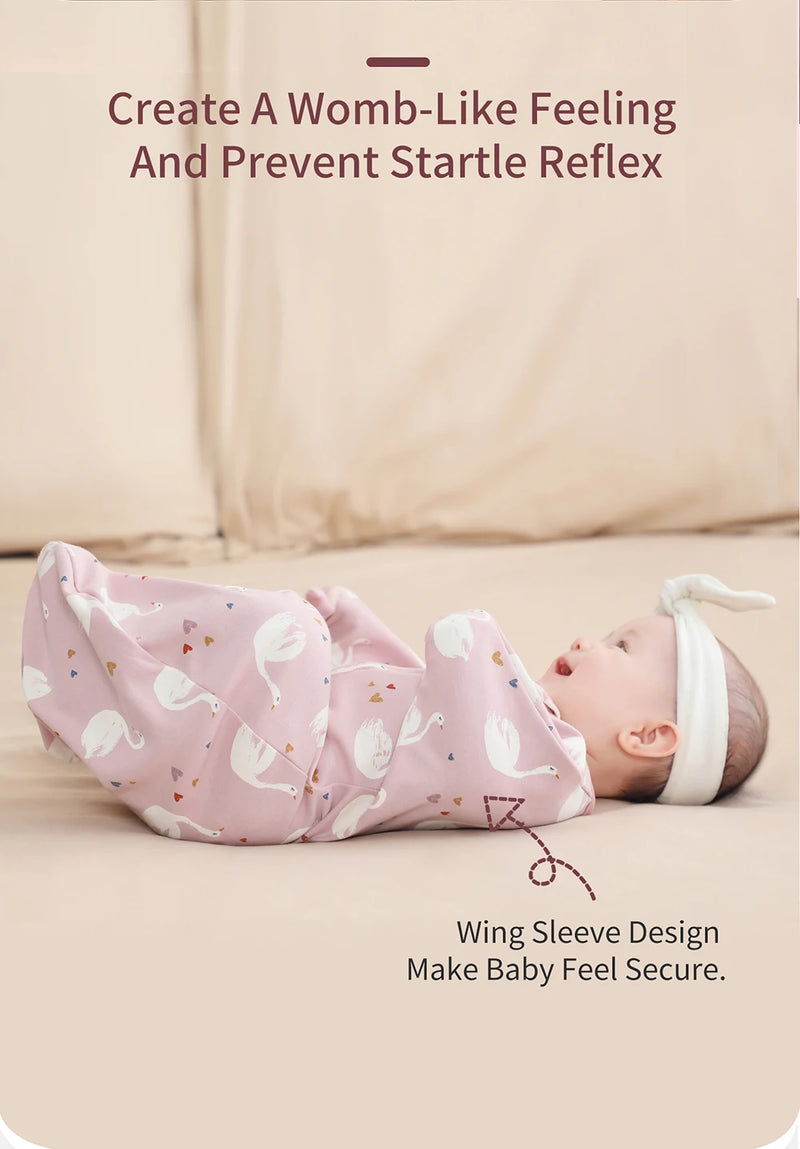 Sleepytime Anti-Kick Infant Sleep Sacks creating a womb-like feeling for infants, promoting security and comfort.