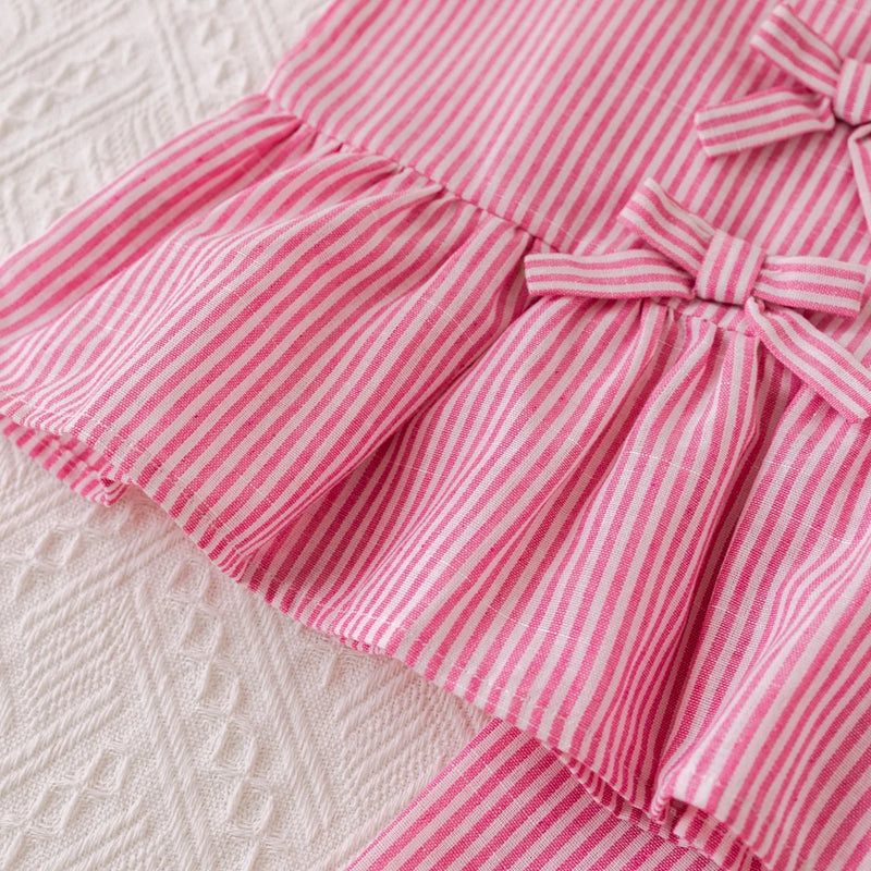 "Pink Sweetie" Stripe 2 PC Pants Set