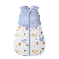 Cotton Sleepsack for Babies - Nature Print, Sleeveless, Anti-Kick Design for Better Sleep - The Palm Beach Baby