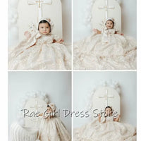 Lucille Lace Special Occasion Gown & Hat for Girls - 3 mos to 14 yrs