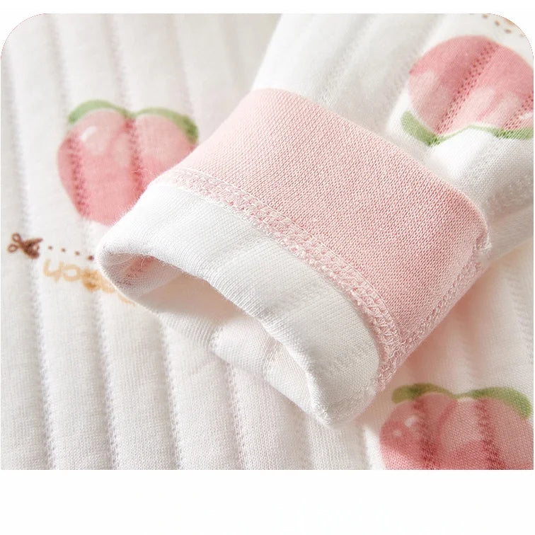 My Little Bear Quilted Cozy Warm  Baby Romper