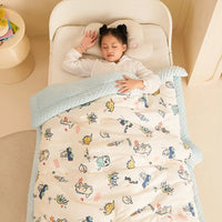 Adorable Cartoon Crazy Children's Cotton Blend Cozy Warm Minky Blanket - The Palm Beach Baby Estimated 13 - 20 Day Shipping
