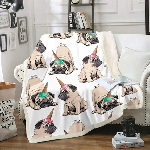 Children's Soft Lightweight Fleece Throw Blankets - 7 Colorful Prints - The Palm Beach Baby Estimated 14 - 20 Day Shipping