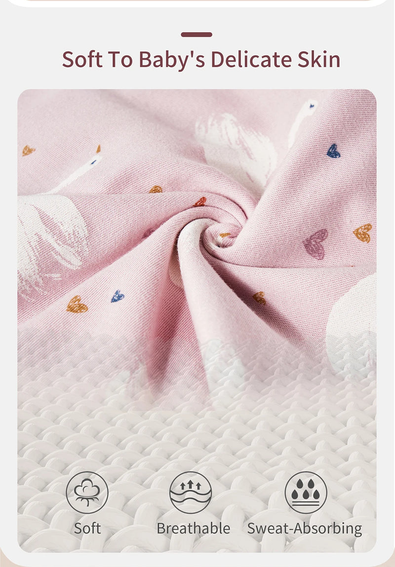 Sleepytime Anti-Kick Infant Sleep Sacks made from soft cotton fabric, ensuring breathability and comfort for infants.
