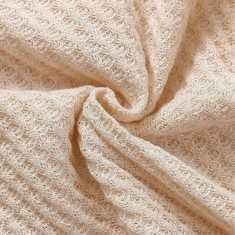 Newborn's Sleeping Gown With Knotted Hat