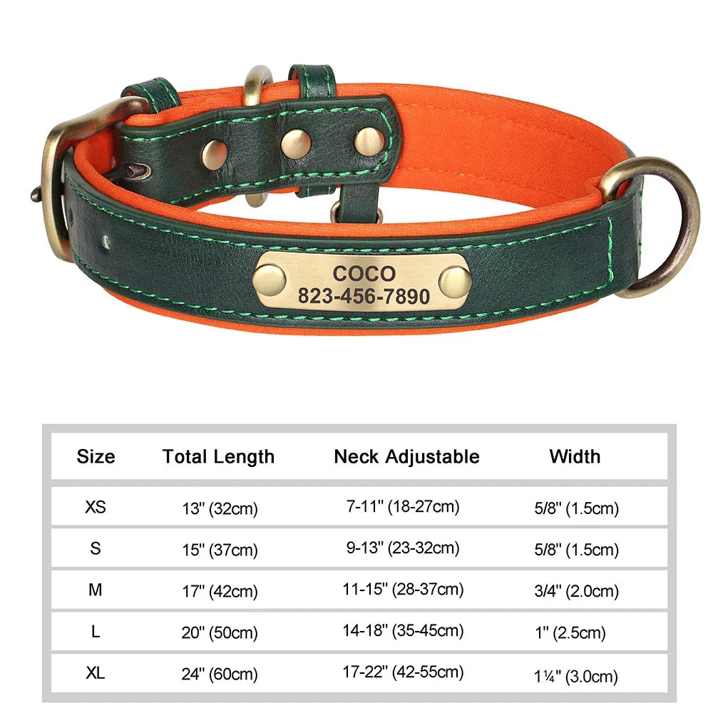 Personalized Dog Collar - Soft Fabric with Metal Buckle, Adjustable, Engraved ID Tag & Comfort - The Palm Beach Baby