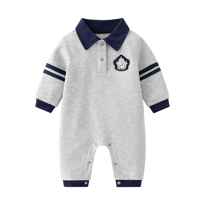Dapper Boy's Classic Romper - 3 Colors