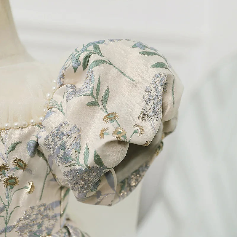 Celeste-Clarice Brocade Party Dress for Little Girls - The Palm Beach Baby The Palm Beach Baby