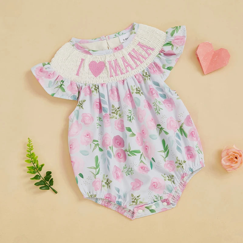 Mama's GirlBabies Smocked Bubble