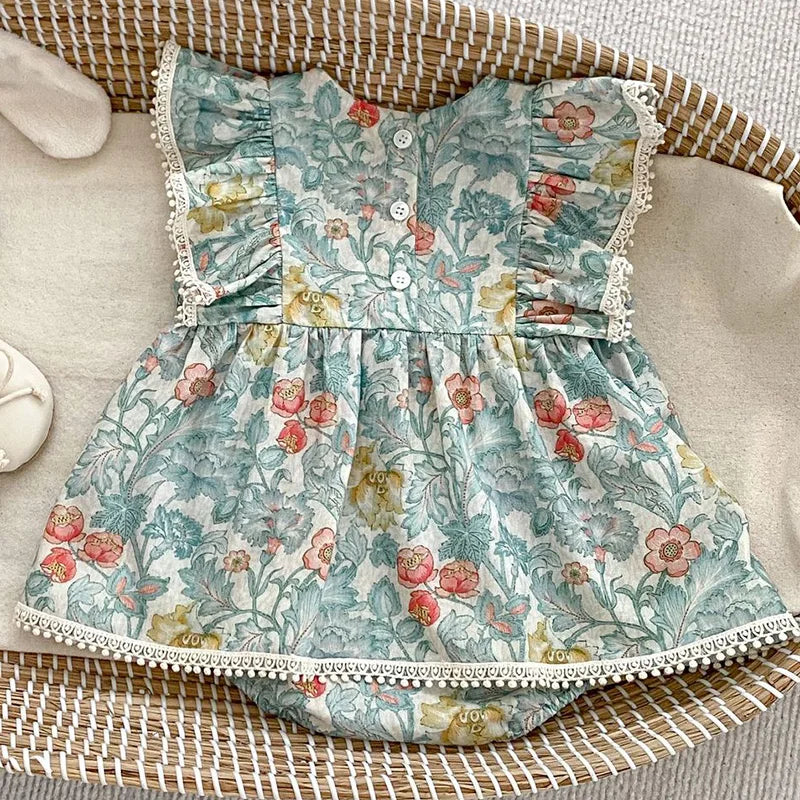 "Spring Fleurs" Romper Dresses - 2 Styles