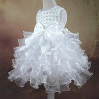 Magdeline Elegant Beaded Special Occasion Dress with Bow - 4 Color Options