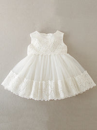 Amaryllis Lace Tulle Special Occasion Dress - The Palm Beach Baby Estimated 13 - 21 Day Shipping