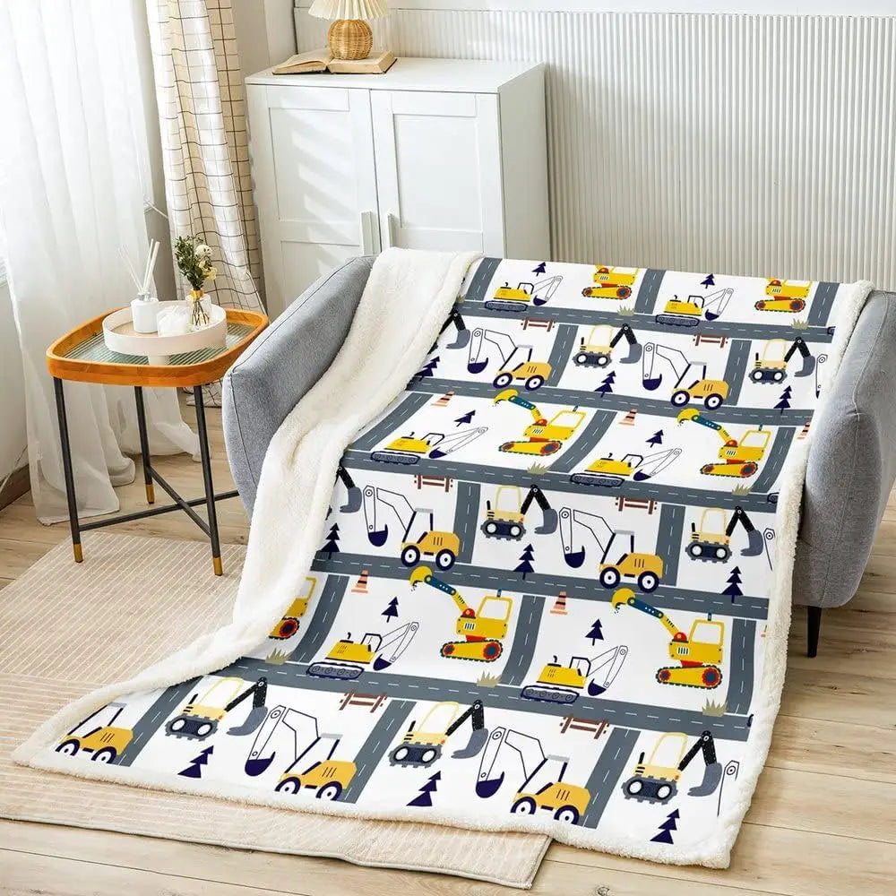 Children's Soft Lightweight Fleece Throw Blankets - 7 Colorful Prints - The Palm Beach Baby Estimated 14 - 20 Day Shipping