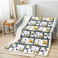 Children's Soft Lightweight Fleece Throw Blankets - 7 Colorful Prints - The Palm Beach Baby Estimated 14 - 20 Day Shipping