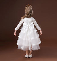 Emmerson Tiered Special Occasion Dress - Satin and Tulle Elegance