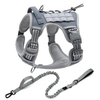 MACHO Pet - Tactical No-Pull Dog Harness & Leash 2 PC Set - The Palm Beach Baby