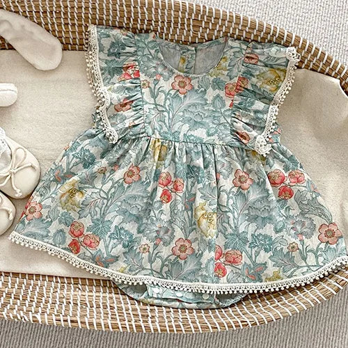 "Spring Fleurs" Romper Dresses - 2 Styles