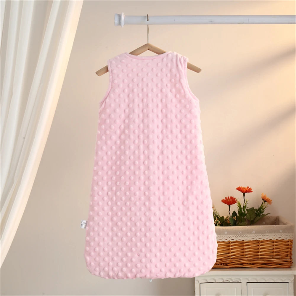 Minky Sleeping Bag Baby's Anti-Kick Zippered Sleeveless - 7 Colors - The Palm Beach Baby Estimated 13 - 20 Day Shipping