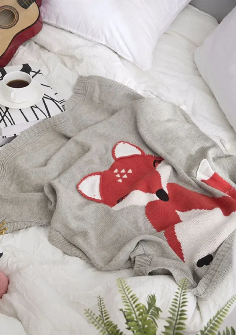 "Sleepy Tight" Cute Animal Blankets for Kids - 7 Knitted Designs - The Palm Beach Baby